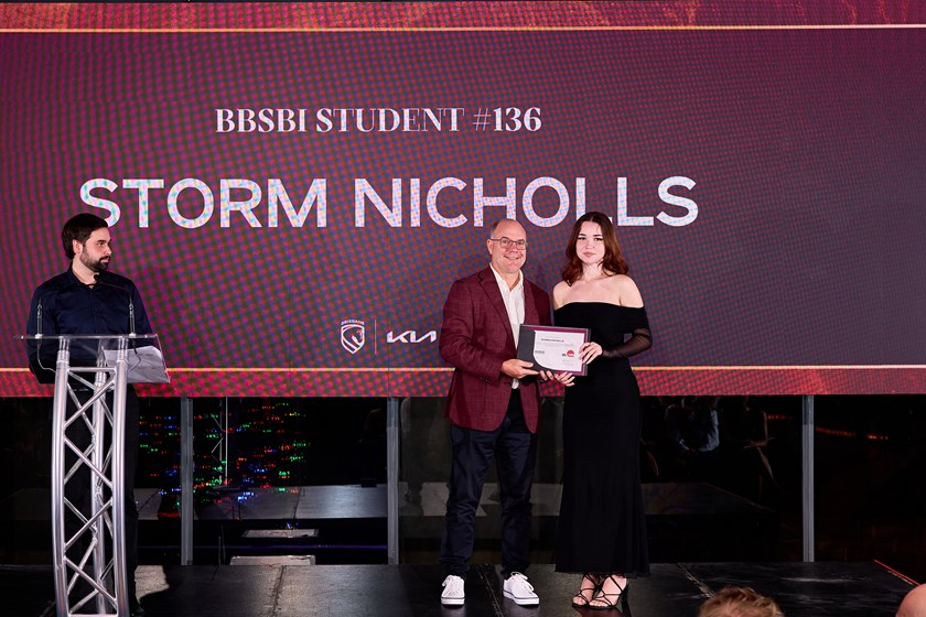 Brisbane Broncos Sport Business Institute graduate, Storm Nicholls