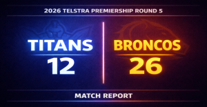 GC Titans vs Brisbane Broncos Round 5 Telstra