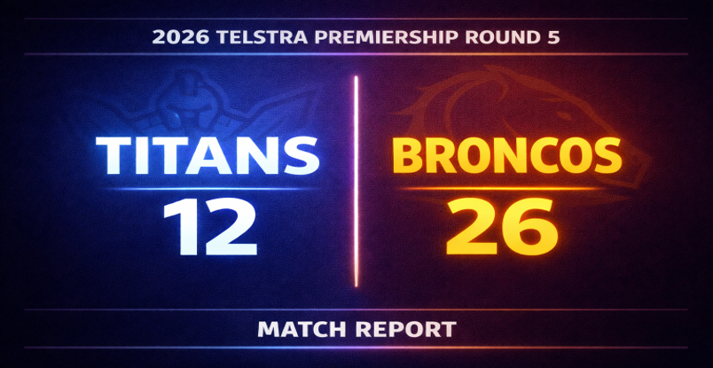 GC Titans vs Brisbane Broncos Round 5 Telstra