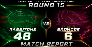 Rabbitohs vs Broncos Round 15