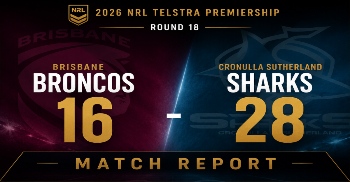 Broncos vs Sharks
