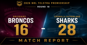 Broncos vs Sharks