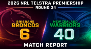 Broncos vs Warriors Round 24 2026